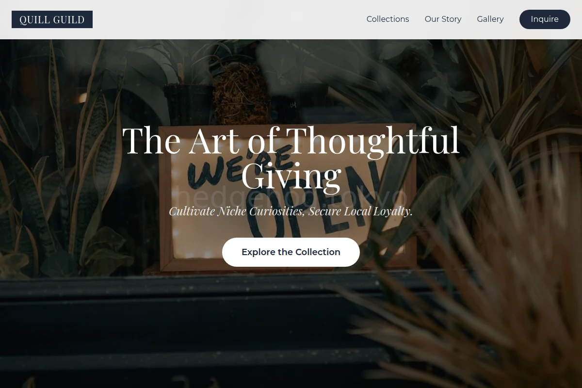 Curated Gift Shop