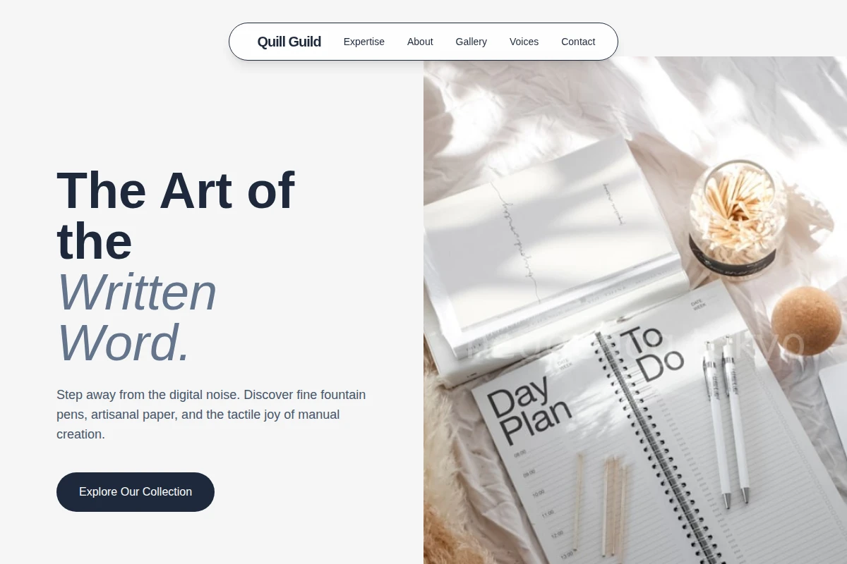 Minimal Stationery Store