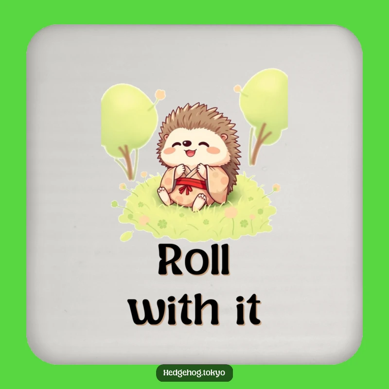 Funny Hedgehog Rolling Coaster: Protect Surfaces with Joyful Moss Design