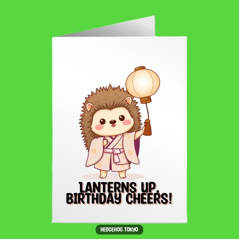 Free Printable Hedgehog Birthday Card: Funny Downloadable Gift for Him or Her